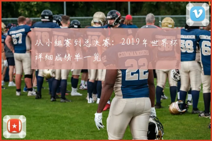 从小组赛到总决赛:2019年世界杯详细成绩单一览
